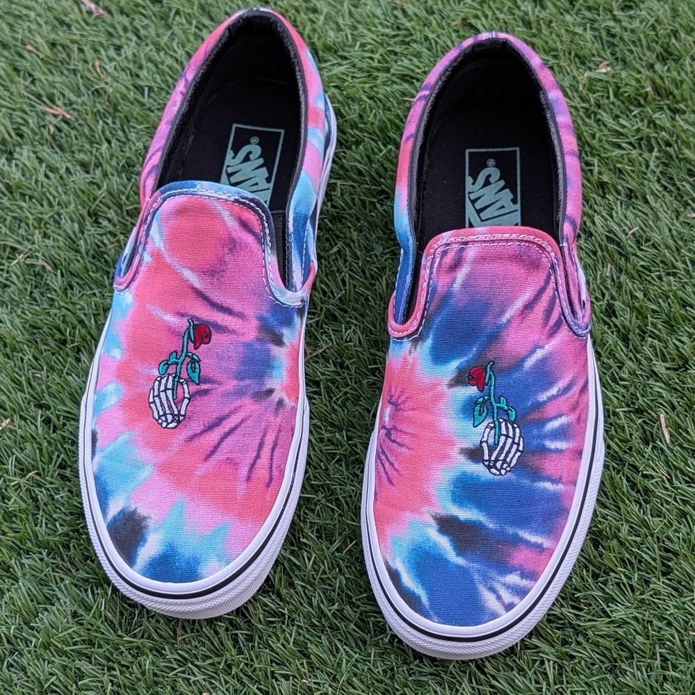 Vans Multicolor Tie-Dye Slip-Ons - Picture 8 of 15